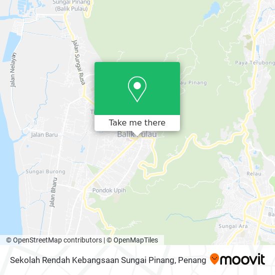 Sekolah Rendah Kebangsaan Sungai Pinang map