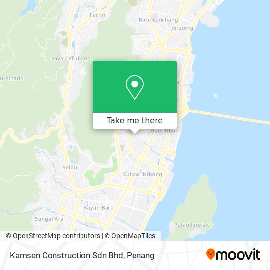 Peta Kamsen Construction Sdn Bhd