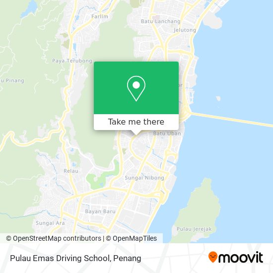 Pulau Emas Driving School map