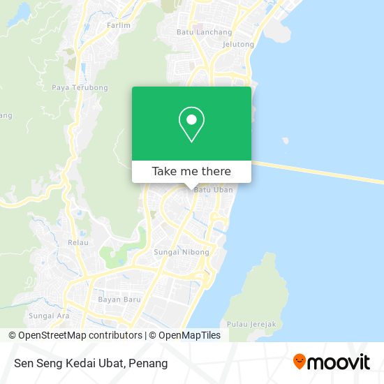 Sen Seng Kedai Ubat map