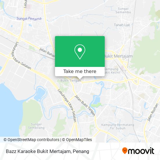 Bazz Karaoke Bukit Mertajam map