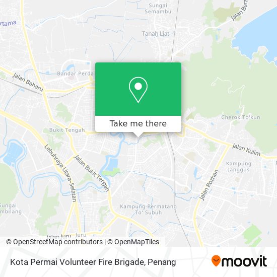Kota Permai Volunteer Fire Brigade map