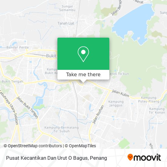 Pusat Kecantikan Dan Urut O Bagus map