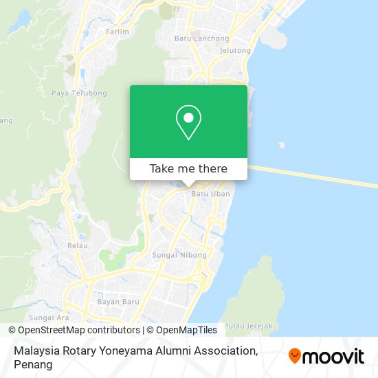 Malaysia Rotary Yoneyama Alumni Association map