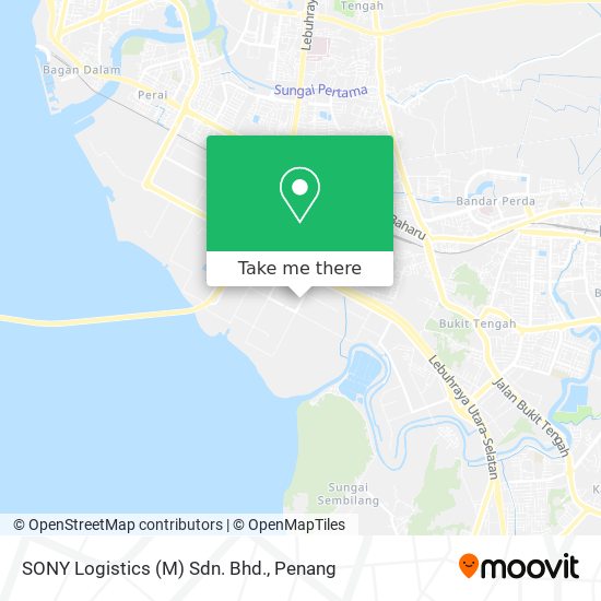 SONY Logistics (M) Sdn. Bhd. map