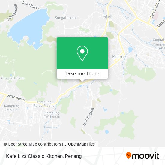 Kafe Liza Classic Kitchen map