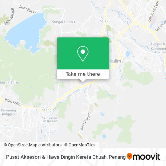 Pusat Aksesori & Hawa Dingin Kereta Chuah map