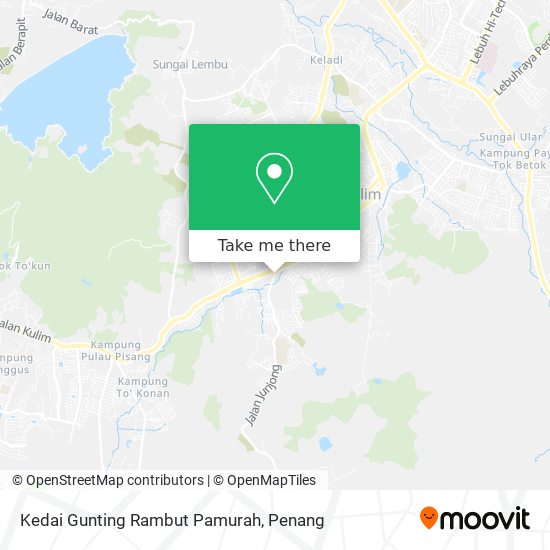 Kedai Gunting Rambut Pamurah map