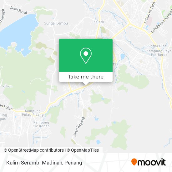 Peta Kulim Serambi Madinah