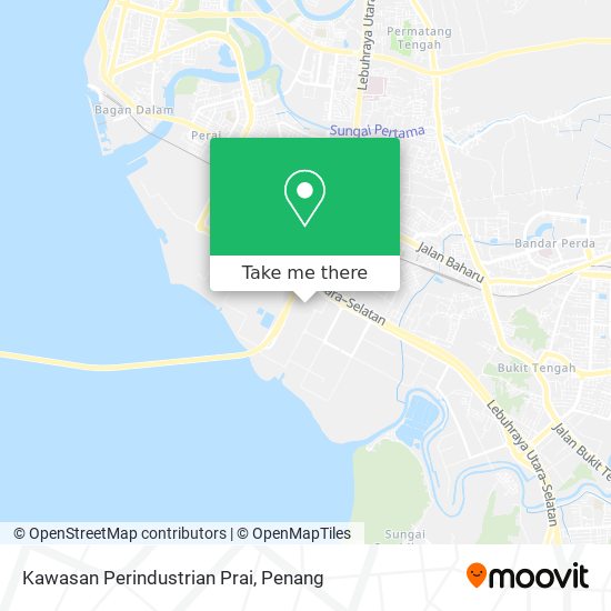 Peta Kawasan Perindustrian Prai