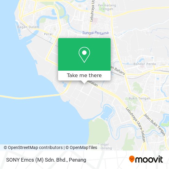 SONY Emcs (M) Sdn. Bhd. map