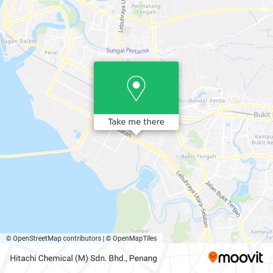 Hitachi Chemical (M) Sdn. Bhd. map