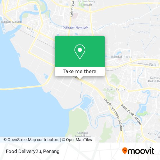 Food Delivery2u map