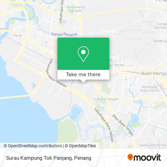 Peta Surau Kampung Tok Panjang