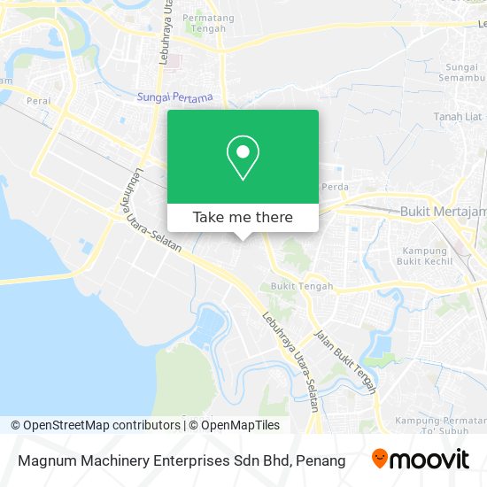 Magnum Machinery Enterprises Sdn Bhd map
