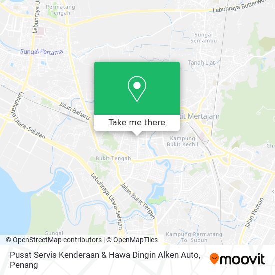 Pusat Servis Kenderaan & Hawa Dingin Alken Auto map