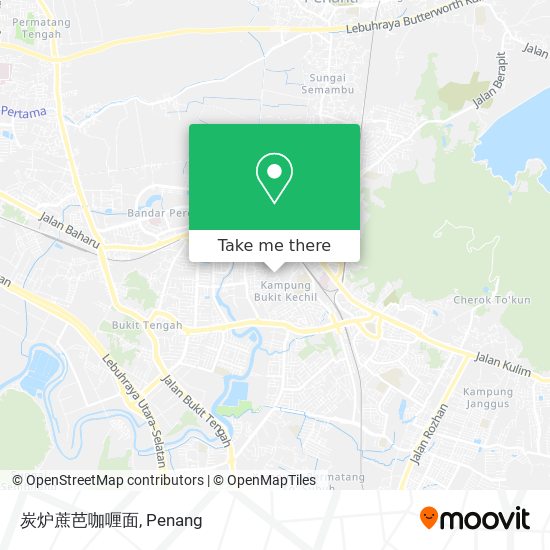 炭炉蔗芭咖喱面 map