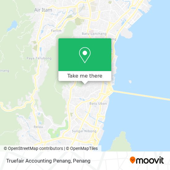 Truefair Accounting Penang map