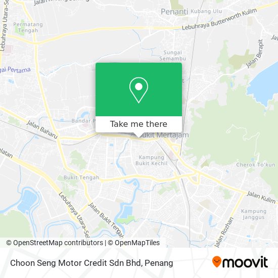 Peta Choon Seng Motor Credit Sdn Bhd