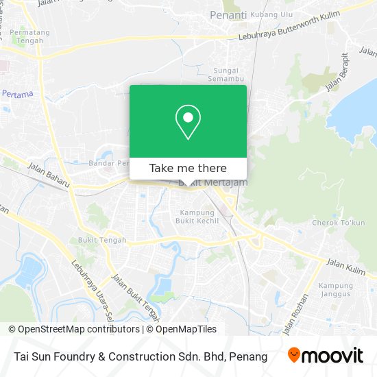 Peta Tai Sun Foundry & Construction Sdn. Bhd