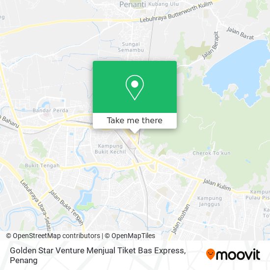 Golden Star Venture Menjual Tiket Bas Express map
