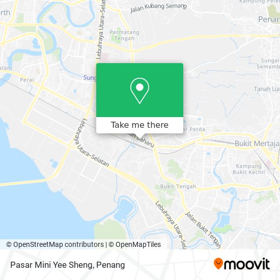Pasar Mini Yee Sheng map