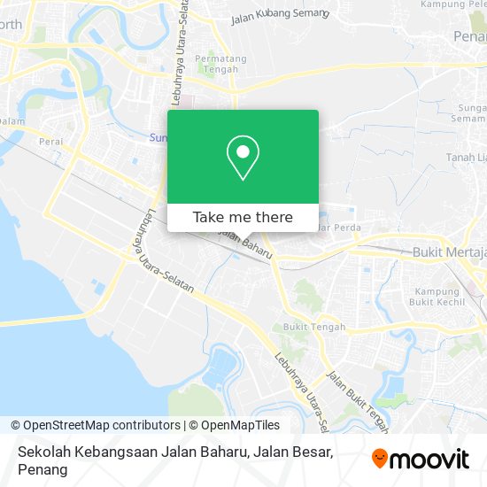 Sekolah Kebangsaan Jalan Baharu, Jalan Besar map
