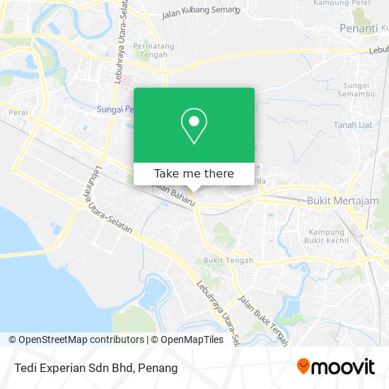 Tedi Experian Sdn Bhd map