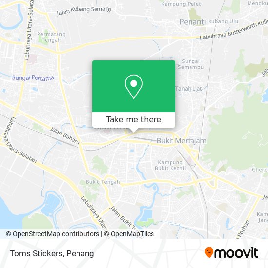 Toms Stickers map