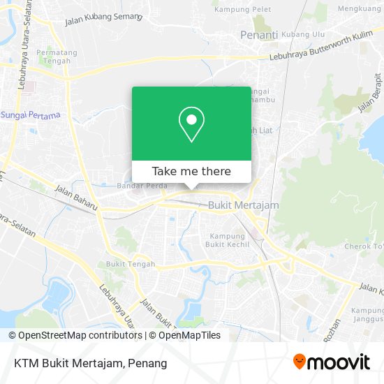 KTM Bukit Mertajam map