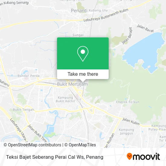 Teksi Bajet Seberang Perai Cal Ws map