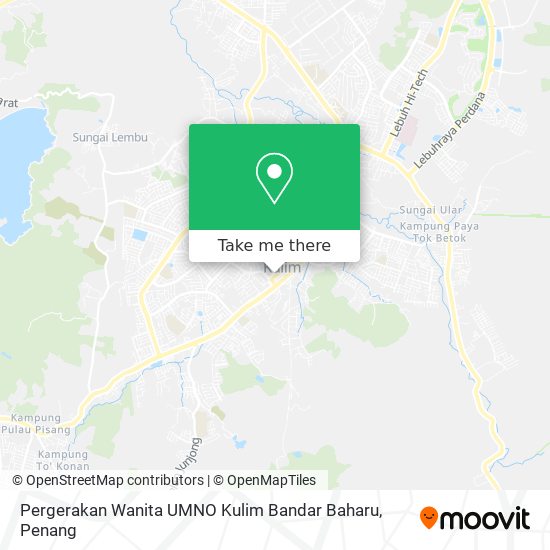 Pergerakan Wanita UMNO Kulim Bandar Baharu map