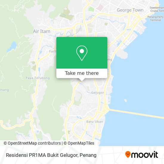 Peta Residensi PR1MA Bukit Gelugor