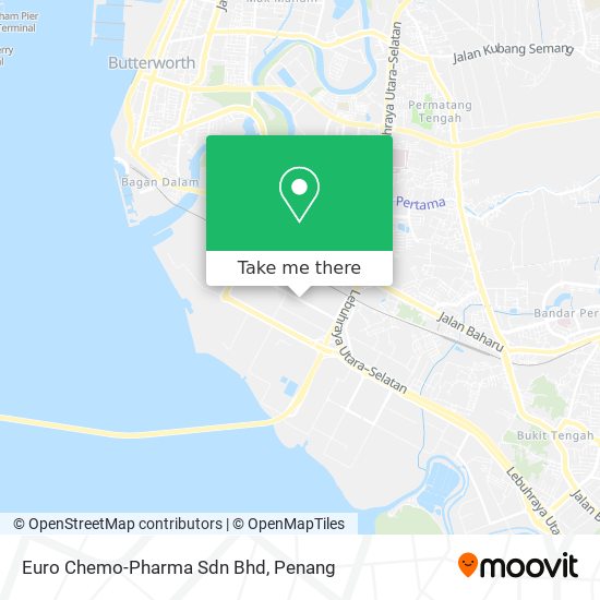 Peta Euro Chemo-Pharma Sdn Bhd