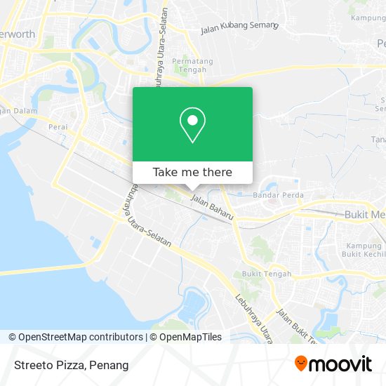 Streeto Pizza map