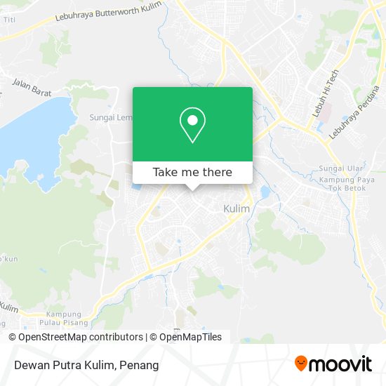 Dewan Putra Kulim map