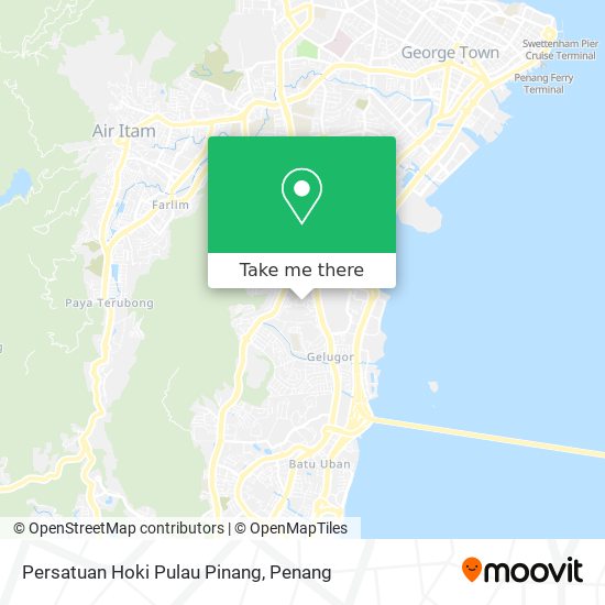 Persatuan Hoki Pulau Pinang map