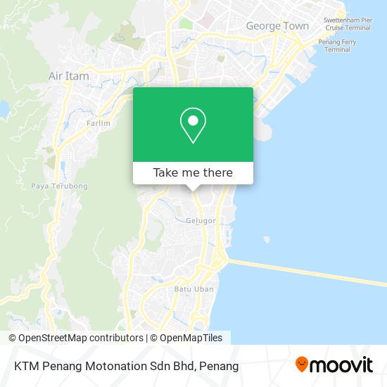 Peta KTM Penang Motonation Sdn Bhd