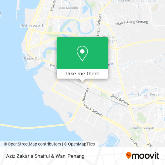 Aziz Zakaria Shaiful & Wan map