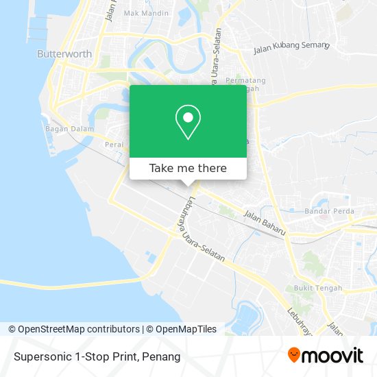 Supersonic 1-Stop Print map