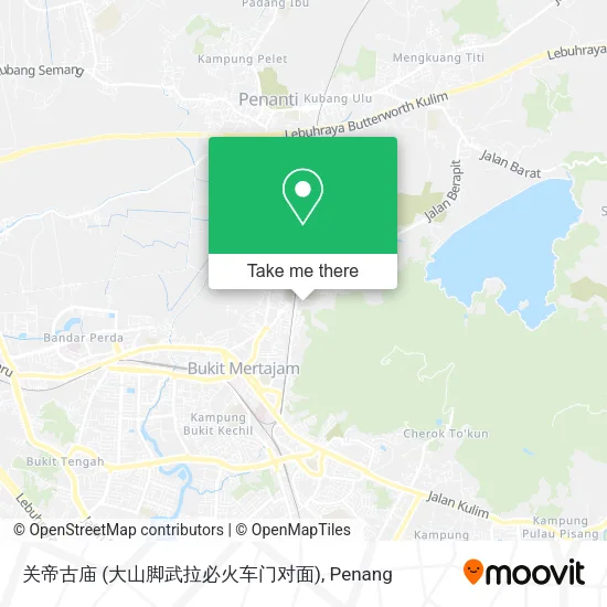 关帝古庙 (大山脚武拉必火车门对面) map