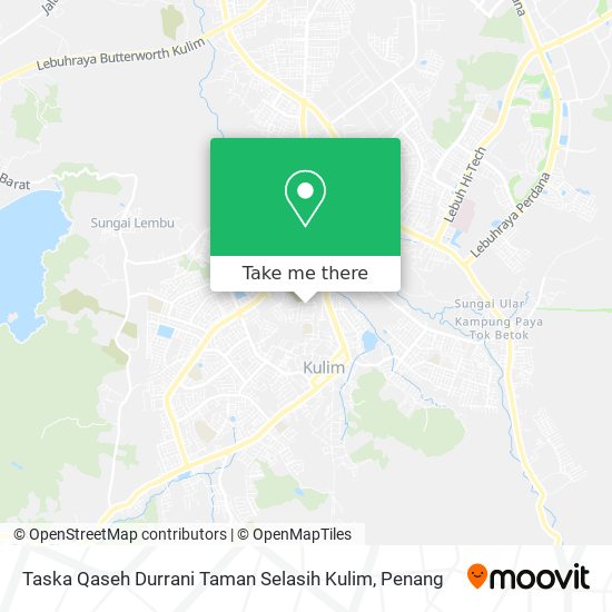 Peta Taska Qaseh Durrani Taman Selasih Kulim