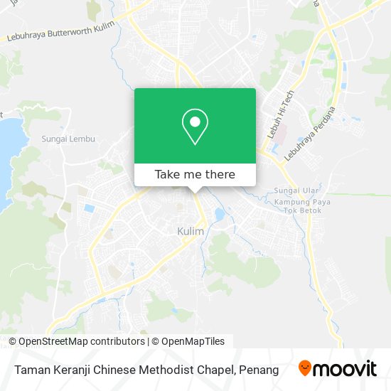 Taman Keranji Chinese Methodist Chapel map