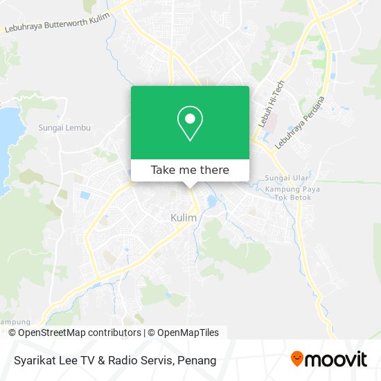 Peta Syarikat Lee TV & Radio Servis