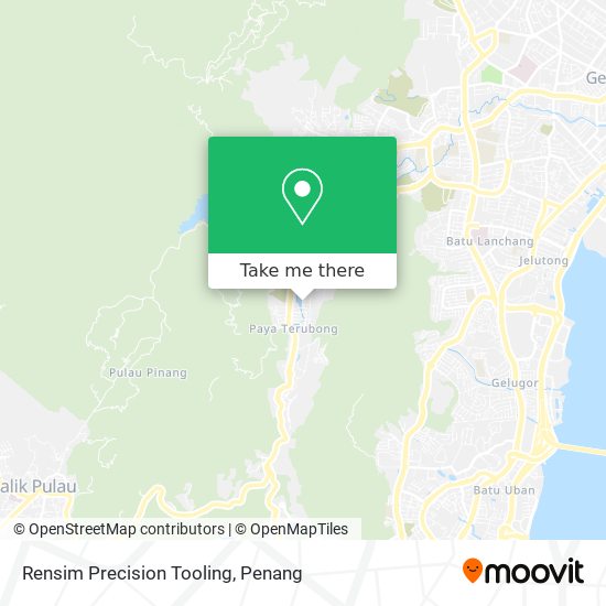 Rensim Precision Tooling map