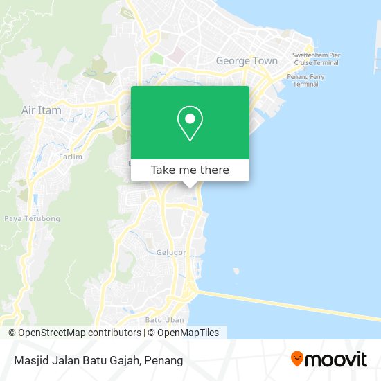 Peta Masjid Jalan Batu Gajah