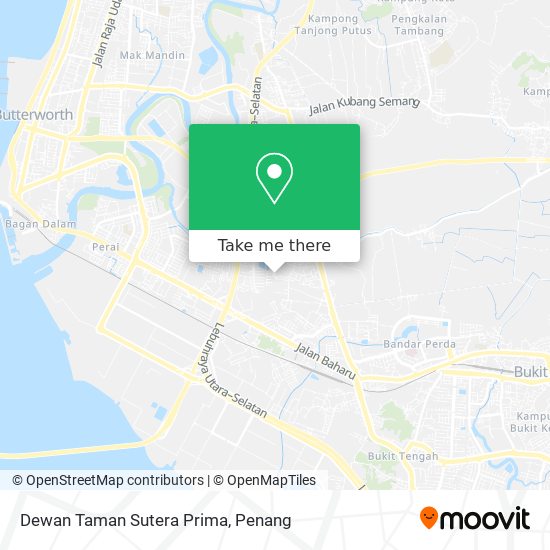 Dewan Taman Sutera Prima map