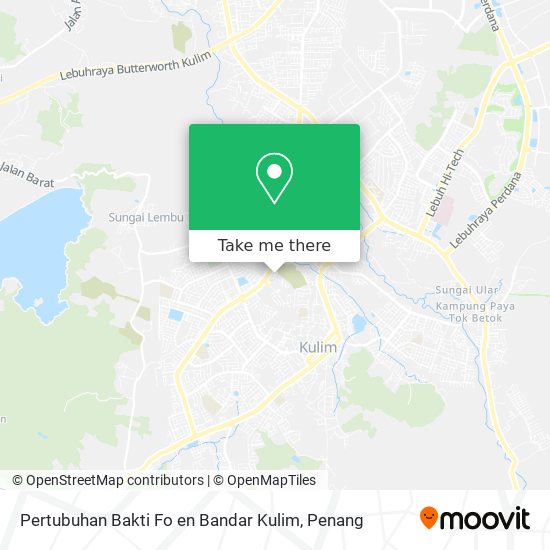 Peta Pertubuhan Bakti Fo en Bandar Kulim
