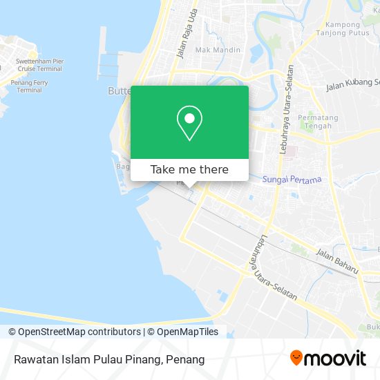 Peta Rawatan Islam Pulau Pinang