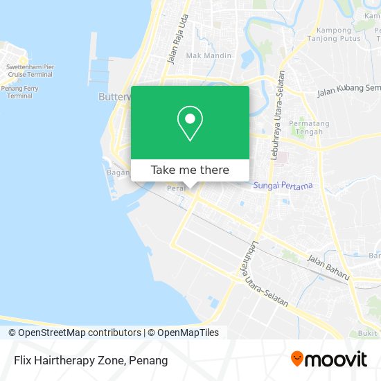 Flix Hairtherapy Zone map